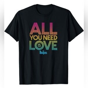 NWOT- The Beatles All You Need is Love Unisex T-Shirt- SIZE: Medium